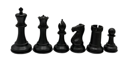 Plastic Tournament Chess Set, Heavily Weighted, 3 3/4" King