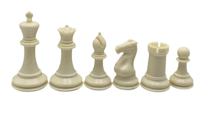 Plastic Tournament Chess Set, Heavily Weighted, 3 3/4" King