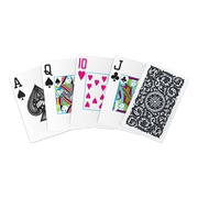 Copag 1546 Single Deck Bridge Size Black Jumbo Index Playing Cards - Chess Gorilla Store