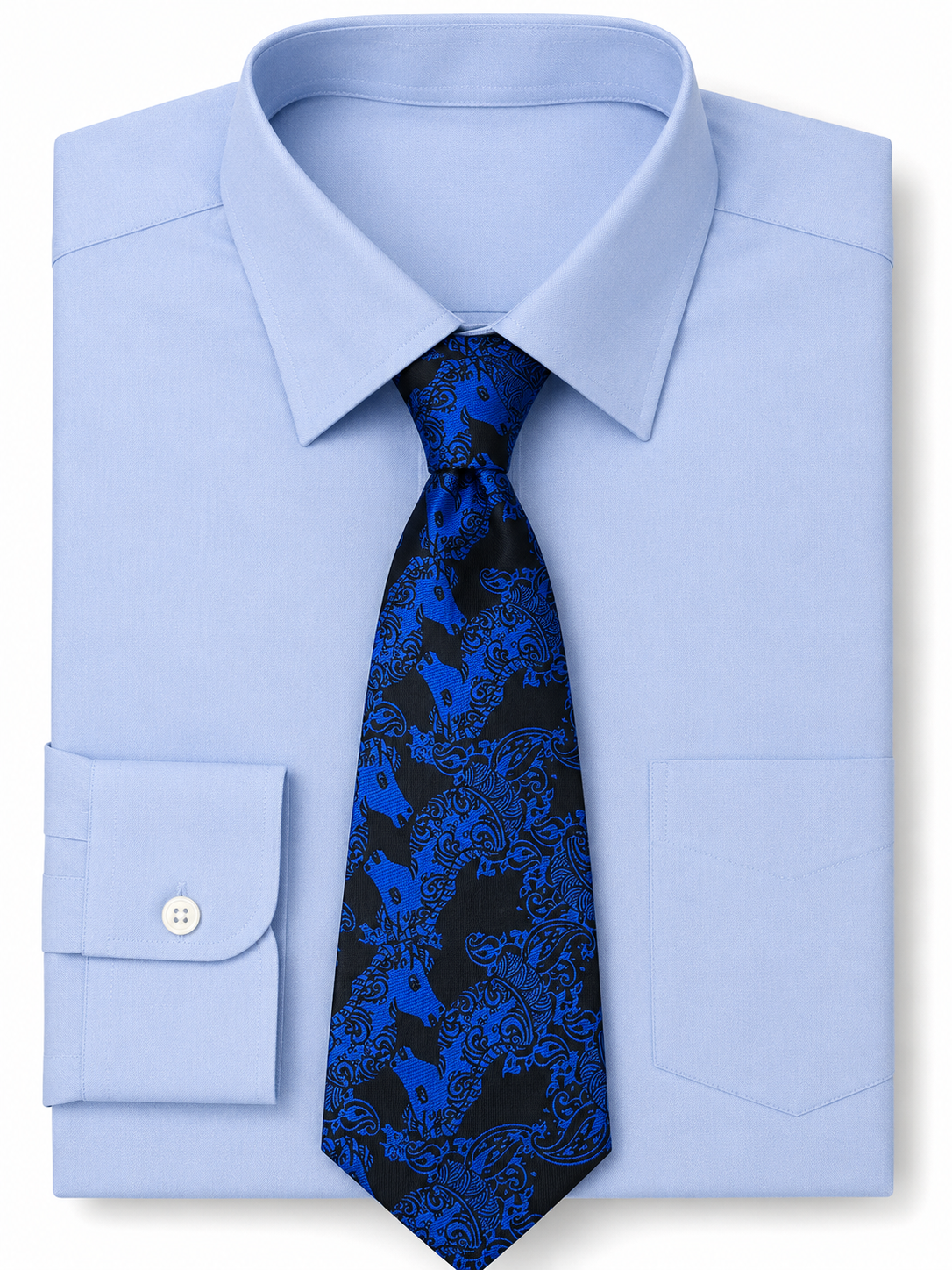 Paisley Knight Chess Tie - Color Choice by Chess Gorilla - Chess Gorilla Store