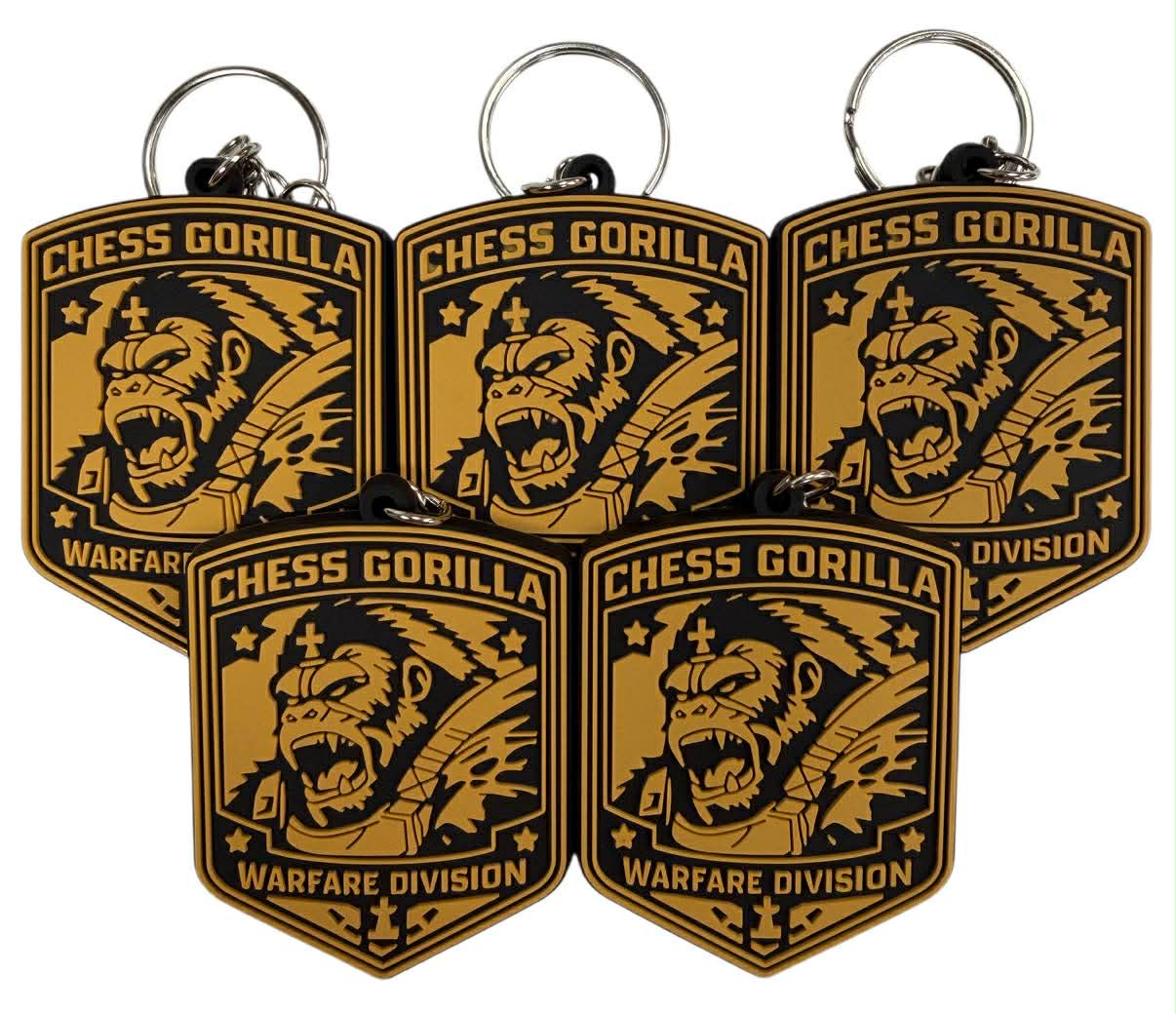 Gorilla Warfare PVC keychain