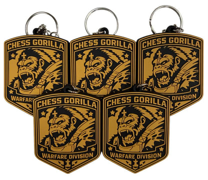 Gorilla Warfare PVC keychain