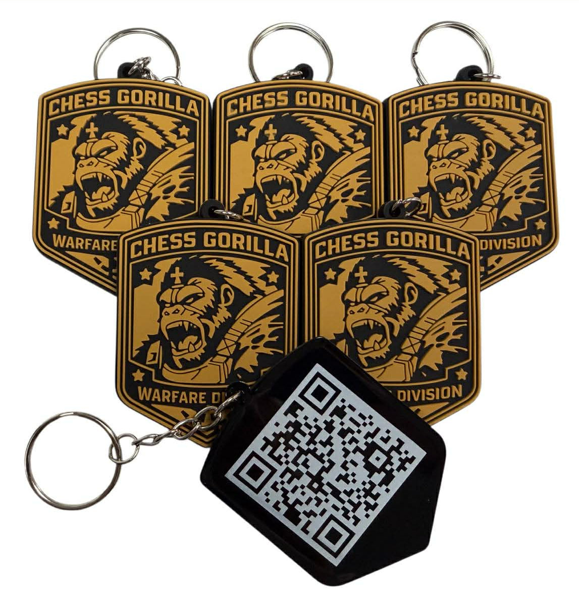 Gorilla Warfare PVC keychain