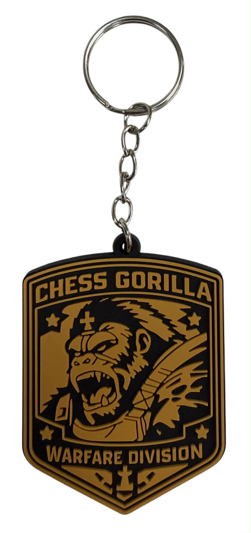 Gorilla Warfare PVC keychain
