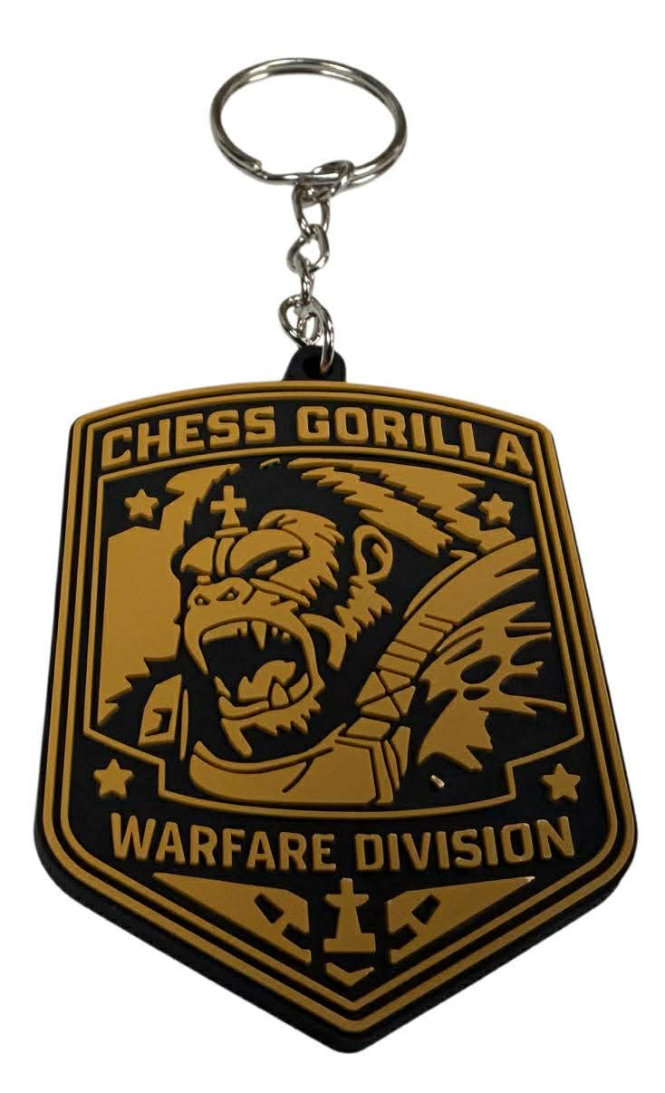 Gorilla Warfare PVC keychain