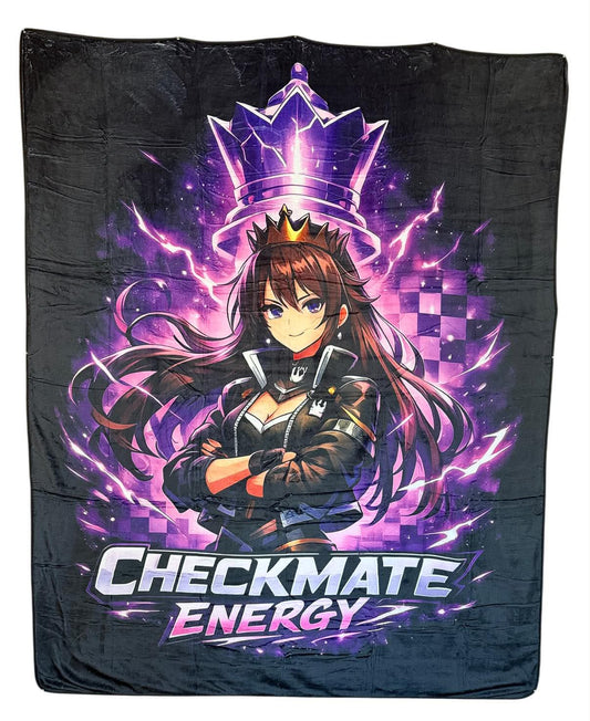 CheckMate Energy Fleece Queen Blanket