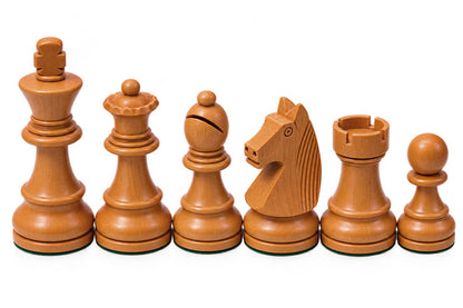 3 7/8" King Wood Staunton Chess Pieces
