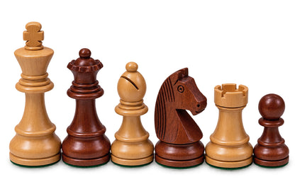 3 7/8" King Wood Staunton Chess Pieces