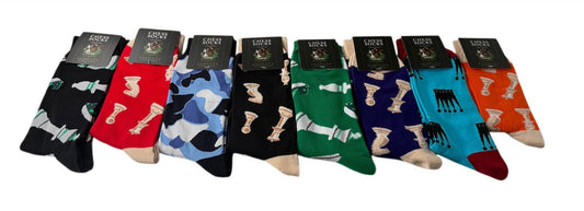 Chess Socks - Adult Size 6-12 - Choice of Color