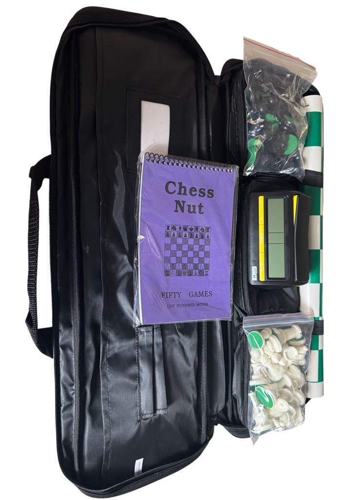 Chess Gorilla Pro Tournament Combo: Bag/Board/Pieces/Clock