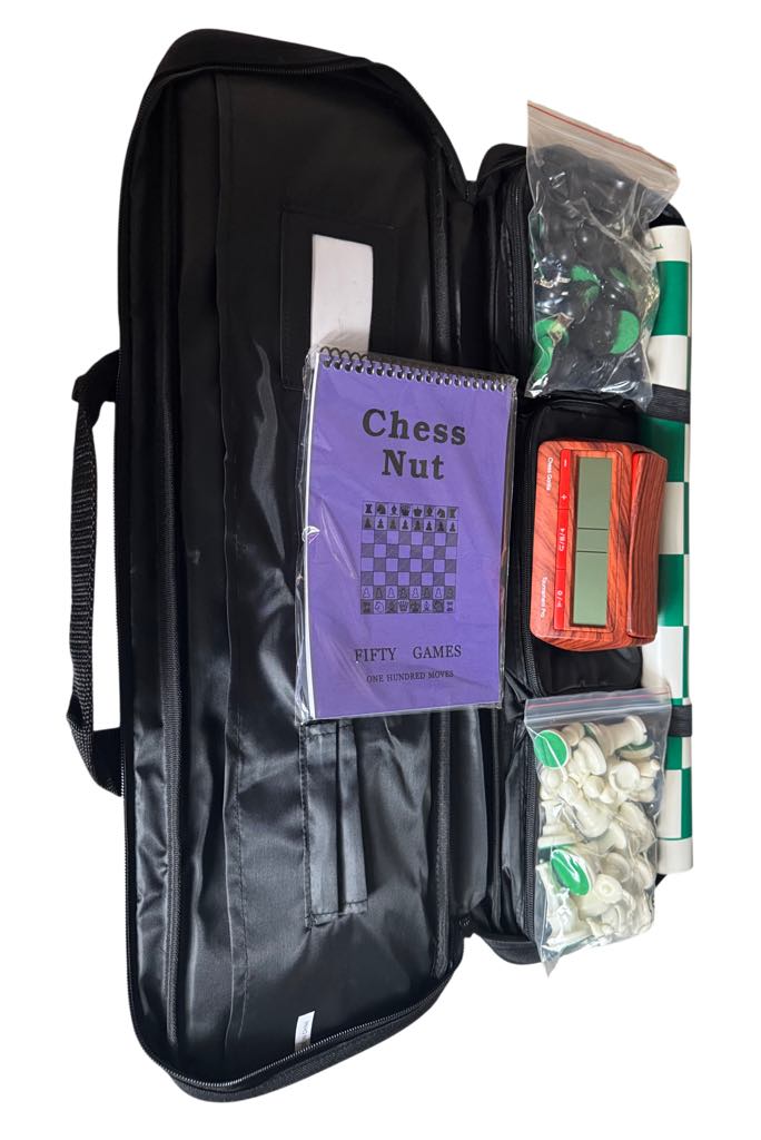 Chess Gorilla Pro Tournament Combo: Bag/Board/Pieces/Clock