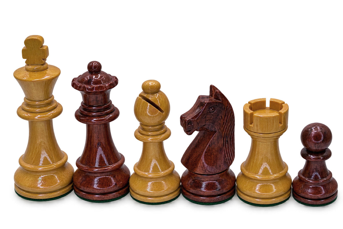 European WoodTek Weighted Plastic Chess Set, 3 3/4" King