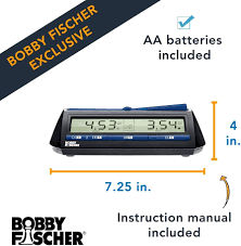 DGT Bobby Fischer Digital Chess Clock - Chess Gorilla Store