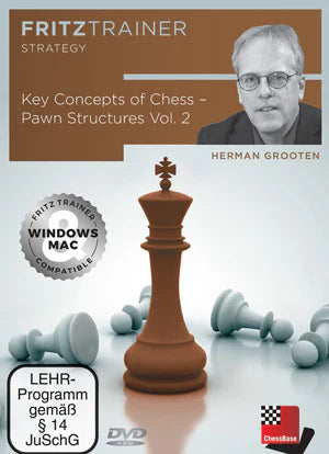 Fritz Trainer: Key Concepts of Chess 2-Pawn Structures w/Grooten