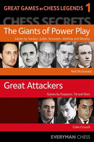 Chess Book Bundle: Great Games by Chess Legends All 3 Volumes