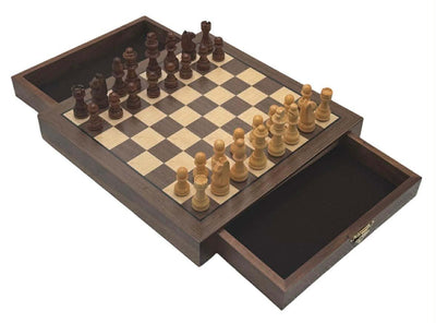 Travel Hardwood Chess Set & Magnetic Pieces