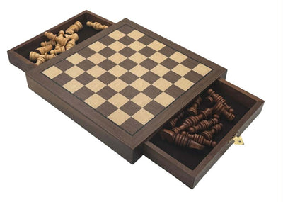 Travel Hardwood Chess Set & Magnetic Pieces