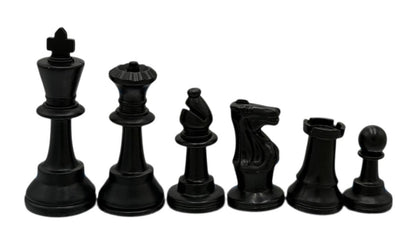 Scholastic Plastic Chess Pieces - Matte Finish/Rounded Queen's Crown