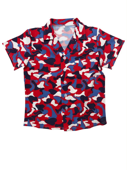 Hawaiian Shirts - Chess Camouflage - Kids Sizes
