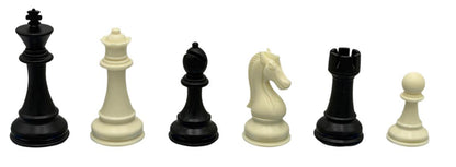 Roman Knight Chess Pieces - Heavily Weighted - Tournament Size