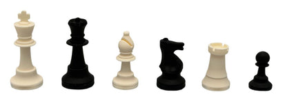 Washable Silicone Club Chess Set - Full Size 3 3/4 in. King