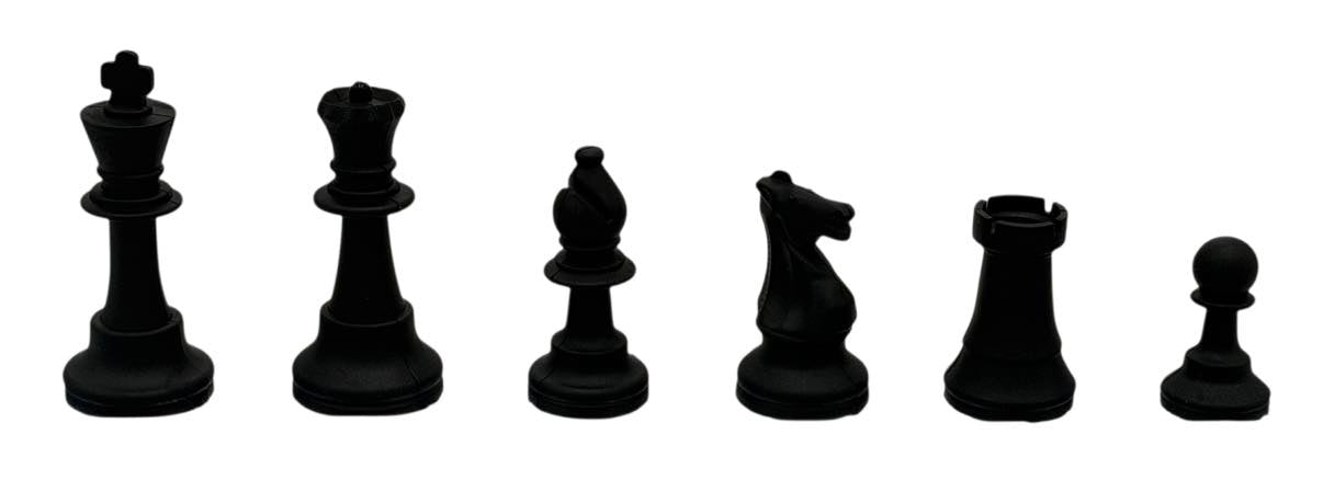 Washable Silicone Club Chess Set - Full Size 3 3/4 in. King