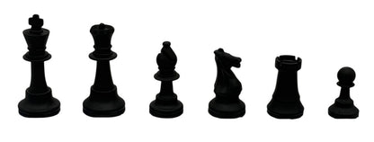 Washable Silicone Club Chess Set - Full Size 3 3/4 in. King