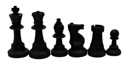 Washable Silicone Club Chess Set Pieces – Full-Size 3 3/4 in King