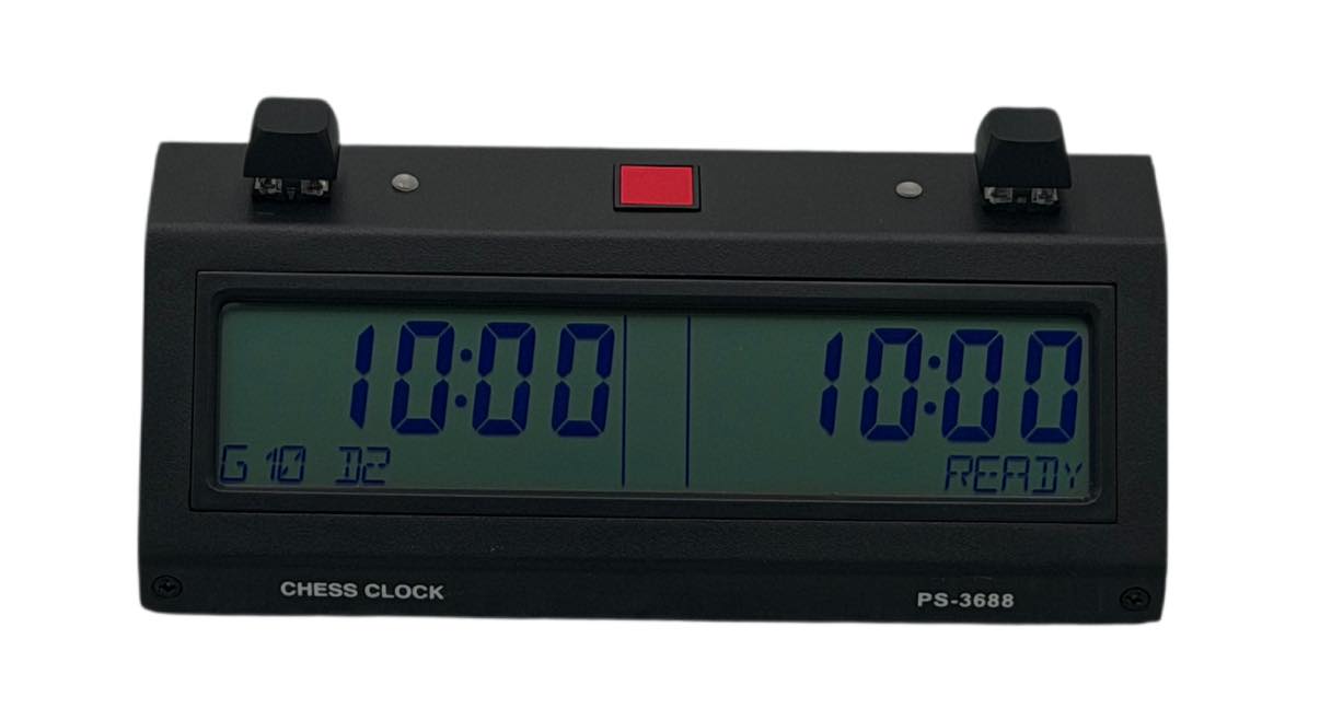 SilverBack Chess Clock by Chess Gorilla