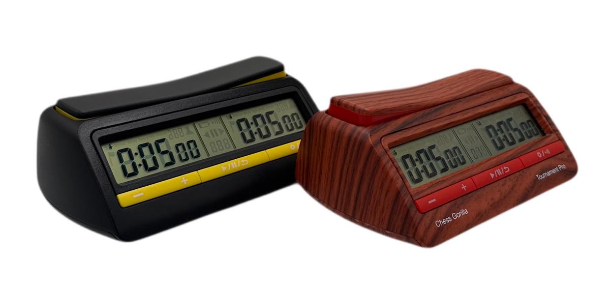 Tournament Pro Chess Clock — Increment, Delay & Dual Time Control