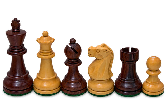 Ultimate Luxury Anjan Wood Chess Set - 4X Weight - 4 Queens w/travel case