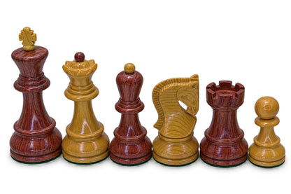 Zagreb WoodTek Plastic Tournament Chess Set, 3 3/4" King
