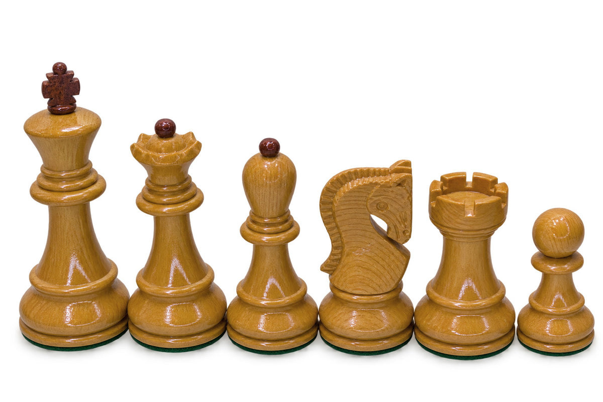 Zagreb WoodTek Plastic Tournament Chess Set, 3 3/4" King