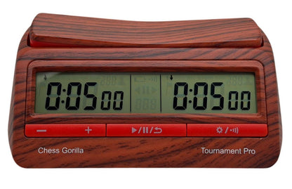 CG 201 Tournament Pro Chess Clock – Wood Grain Limited Edition