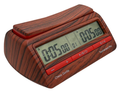 CG 201 Tournament Pro Chess Clock – Wood Grain Limited Edition