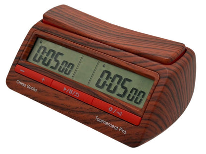 CG 201 Tournament Pro Chess Clock – Wood Grain Limited Edition