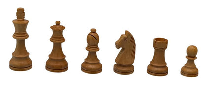 3 7/8" King Wood Staunton Chess Pieces