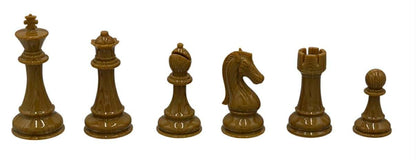 Sprucetek Simulated Wood Tournament Size Weighted Chess Pieces - 2x Q