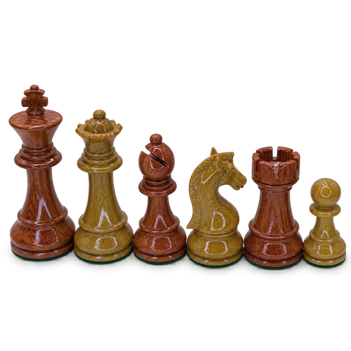 Sprucetek Simulated Wood Tournament Size Weighted Chess Pieces - 2x Q