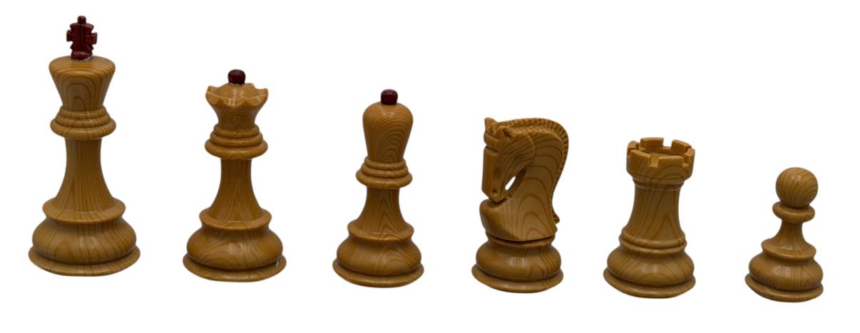 Zagreb WoodTek  Plastic Chess Set w/ 3 3/4 Inch King