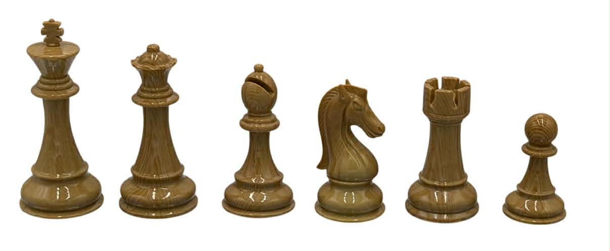 Staunton WoodTek Chess Set - 4 lbs - 4.25 Inch King #13