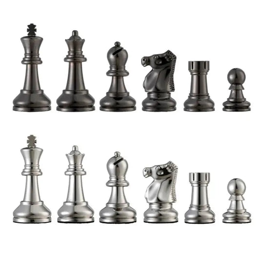 bobby fischer metal ultimate chess pieces
