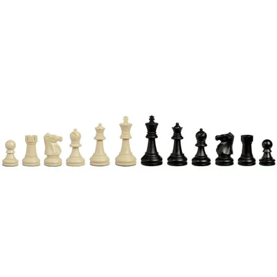 Bobby Fischer Ultimate New White Triple Weight Chess Pieces - Chess Pieces