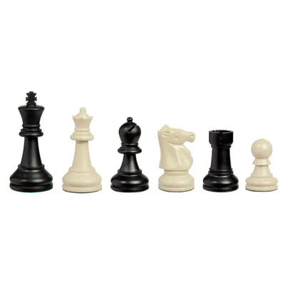 Bobby Fischer Ultimate New White Triple Weight Chess Pieces - Chess Pieces