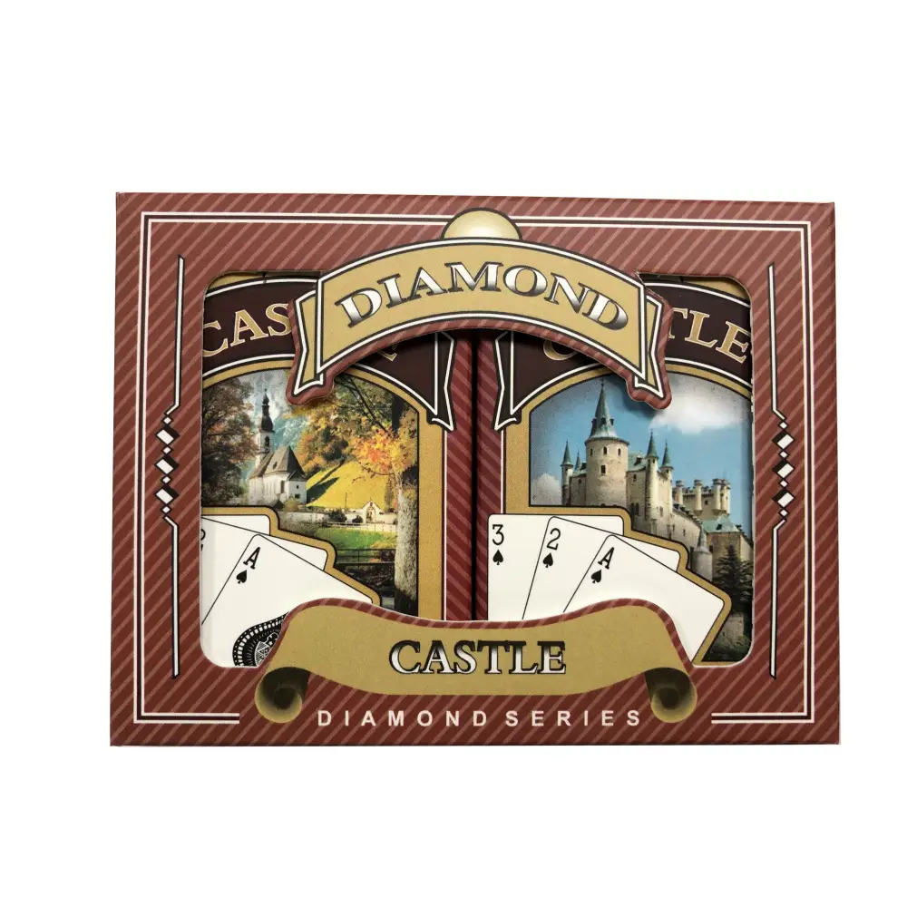 Castle Bridge Playing Cards - Ace 100% Plastic - Regular Index