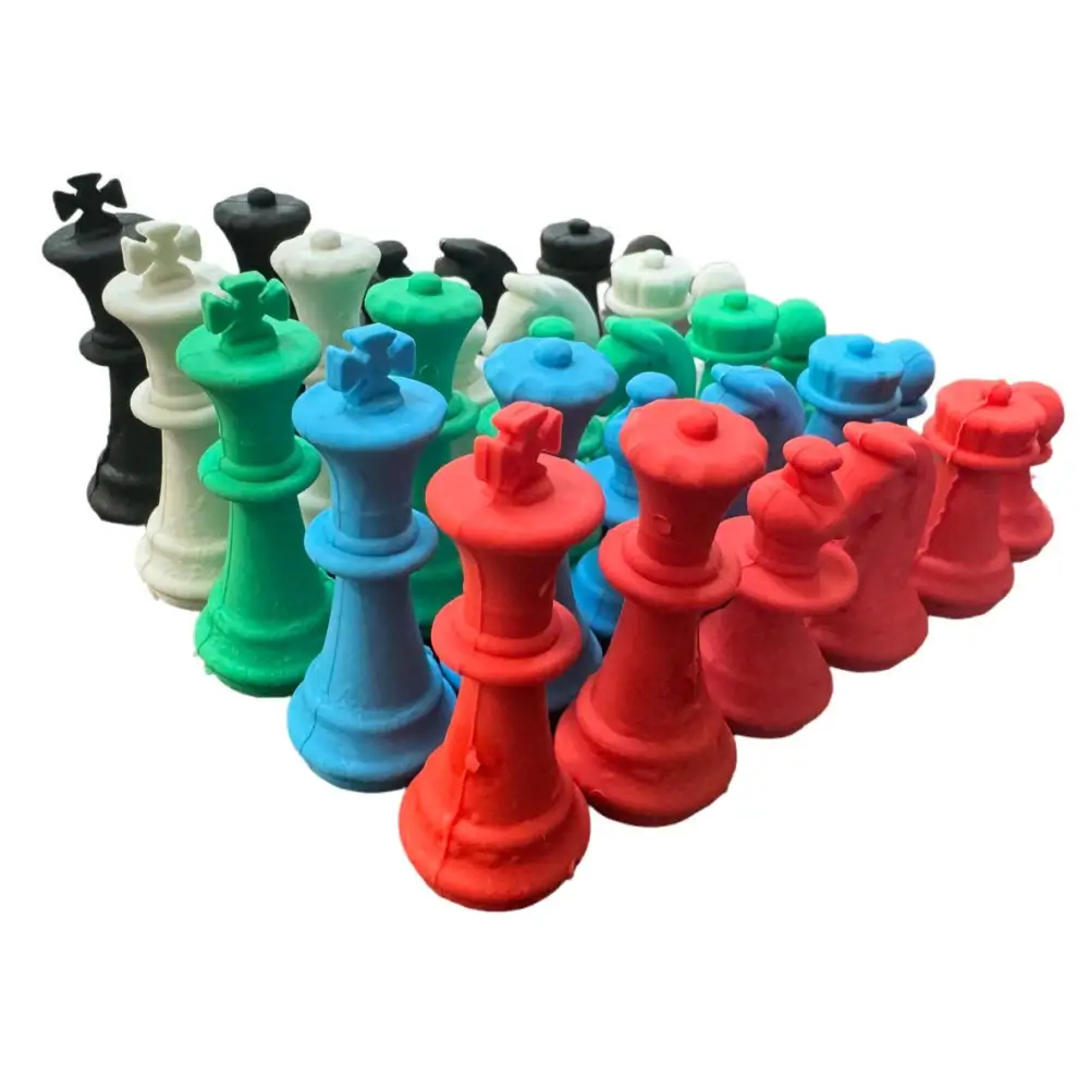 Earaser Chess Chess Eraser Set - 5 full sides, 40 Erasers, Color Choice! – Chess ...