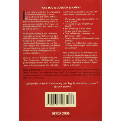 Chess for Hawks: Improve your Vision/Sharpen your Talons/Forget your Fear