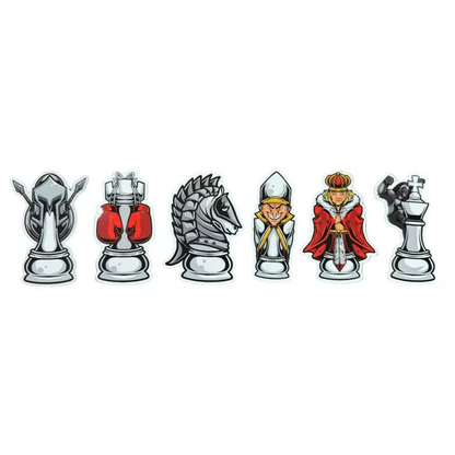 Chess Gorilla Chess Stickers - Chess Accessories
