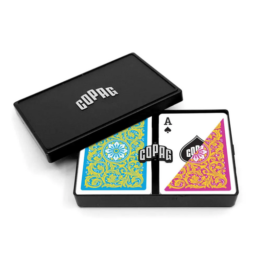 COPAG 1546 - Blue/Pink/Yellow - Regular Index - Poker