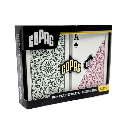 COPAG 1546 - Burgundy & Green - Regular Index - Bridge